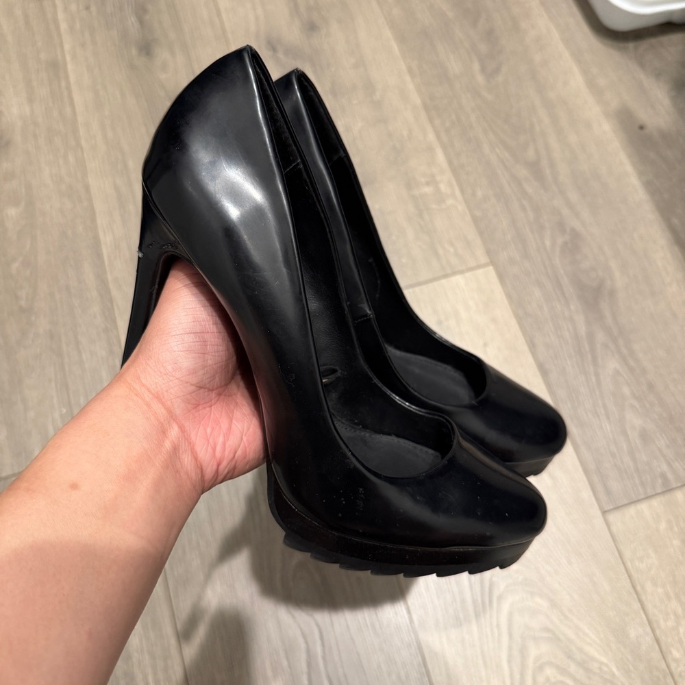 Zara Trafaluc Elegant Black Women's Heels